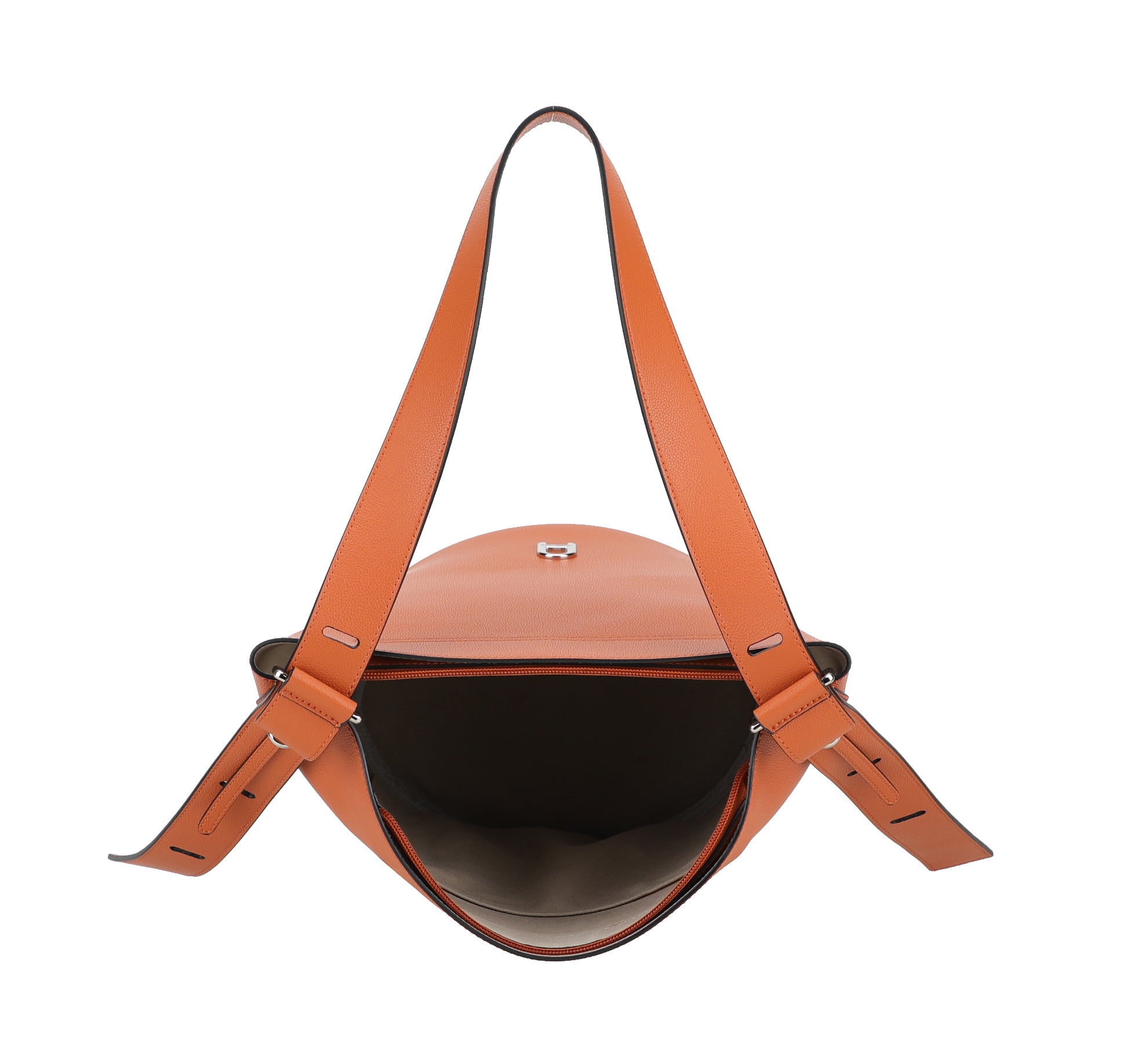 Sac seau  Éline croûte de Cuir vachette