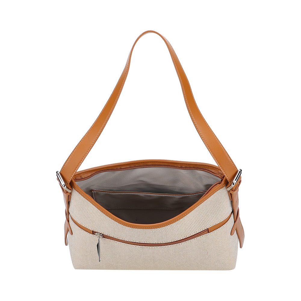 Rosa canvas shoulder bag