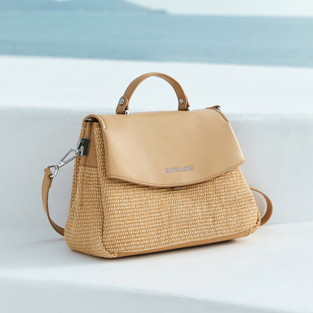 Sac bandoulière Agathe en Paille