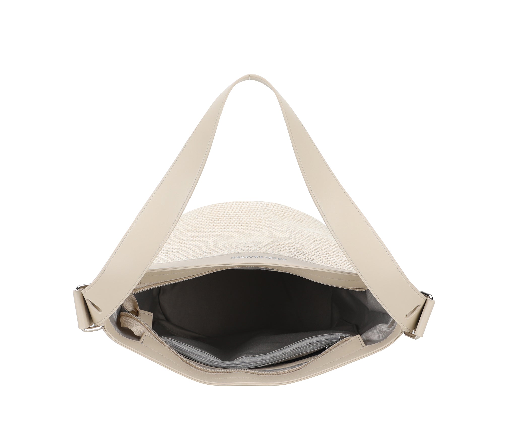Sac seau porté épaule Agathe en Paille