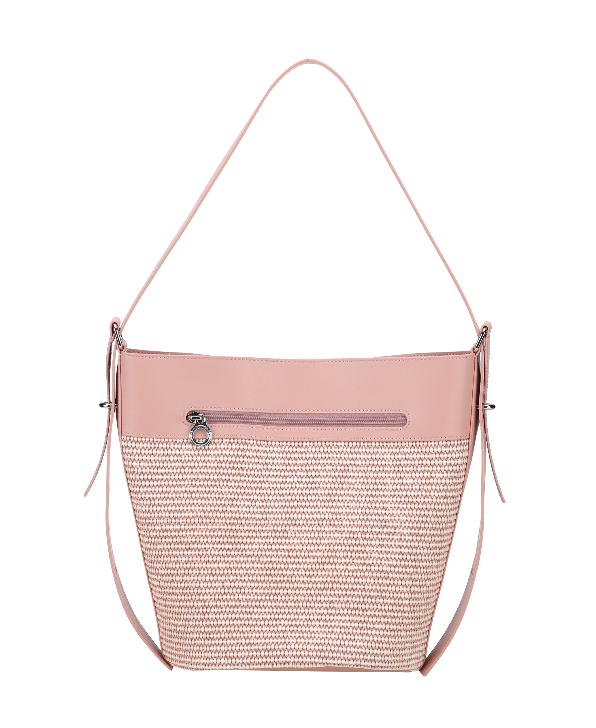 Sac seau porté épaule Agathe en Paille