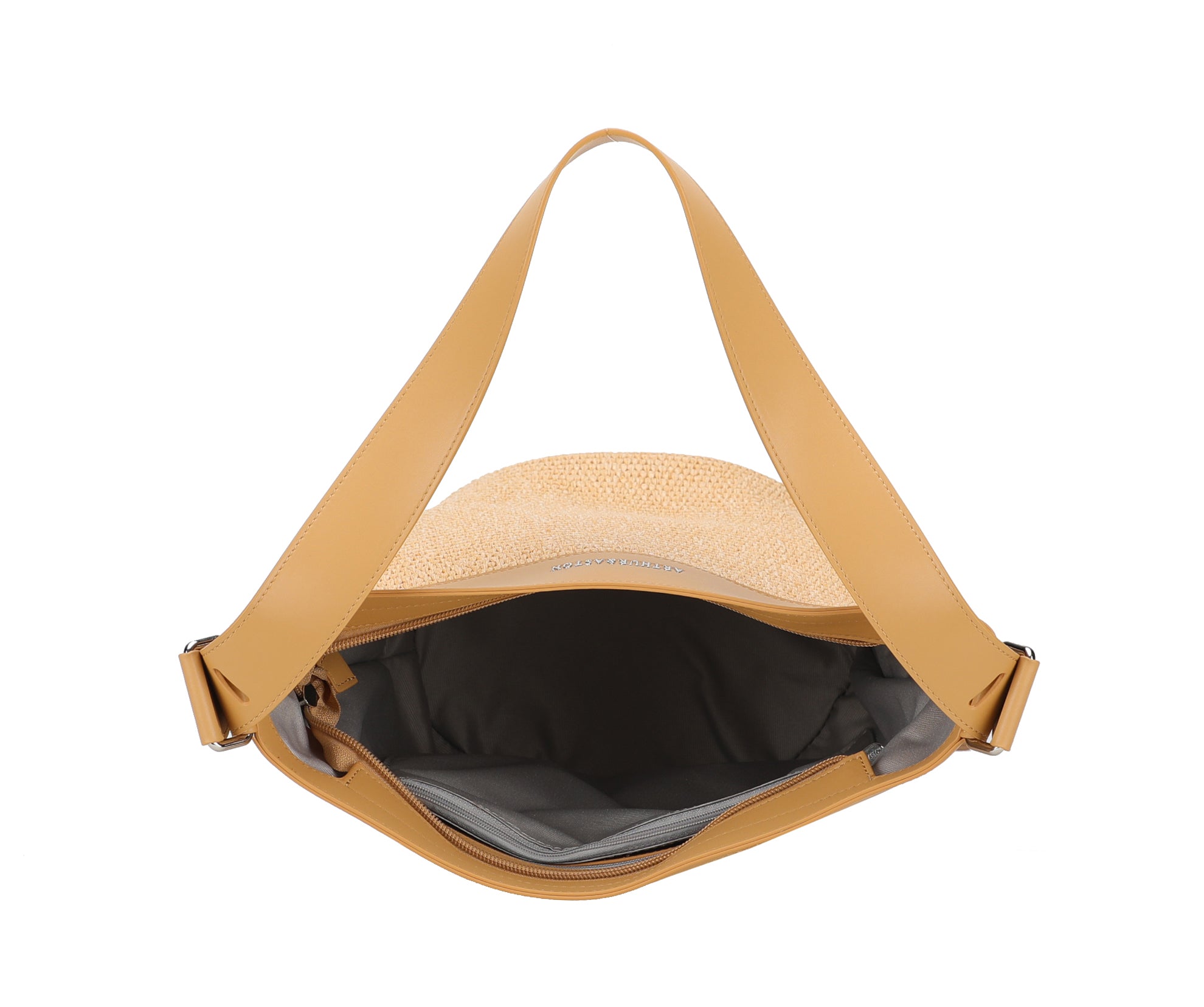 Sac seau porté épaule Agathe en Paille