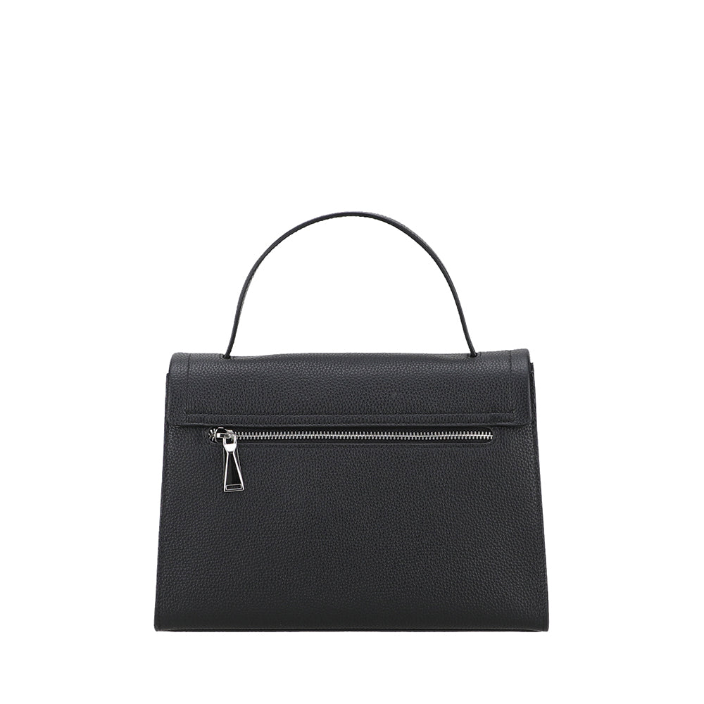 Sac à main à rabat cuir Daphné