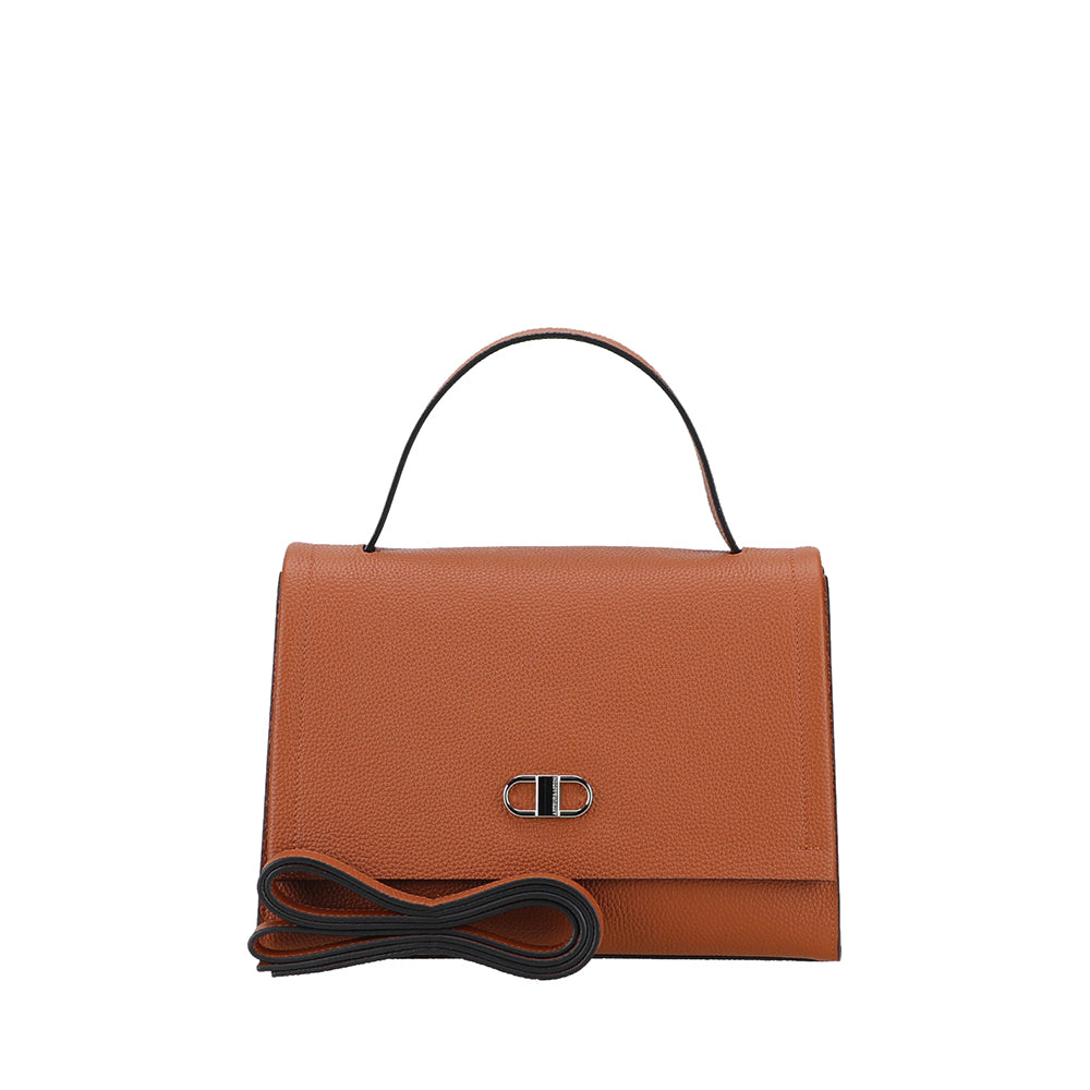 Sac à main à rabat cuir Daphné