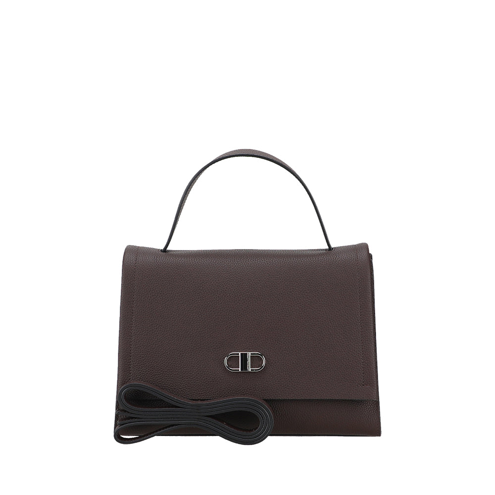 Sac à main à rabat cuir Daphné