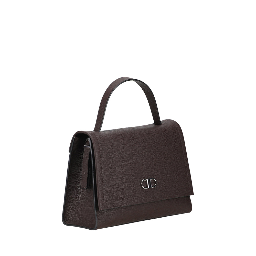 Sac à main à rabat cuir Daphné