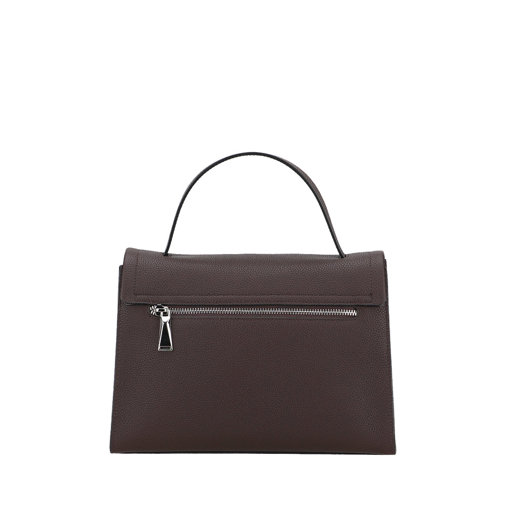 Sac à main à rabat cuir Daphné