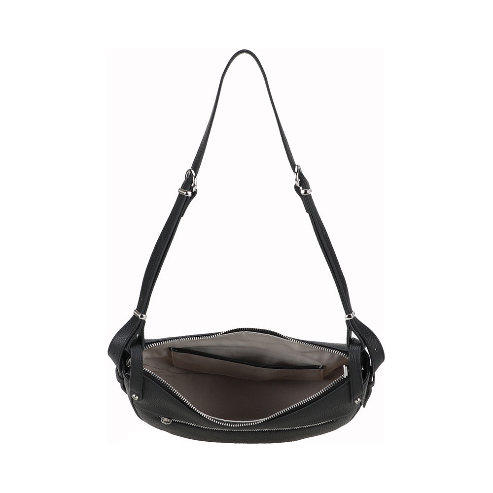 Sac épaule demi-lune Daphné Cuir