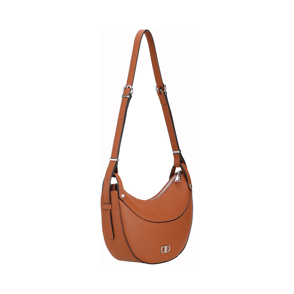 Sac épaule demi-lune Daphné Cuir