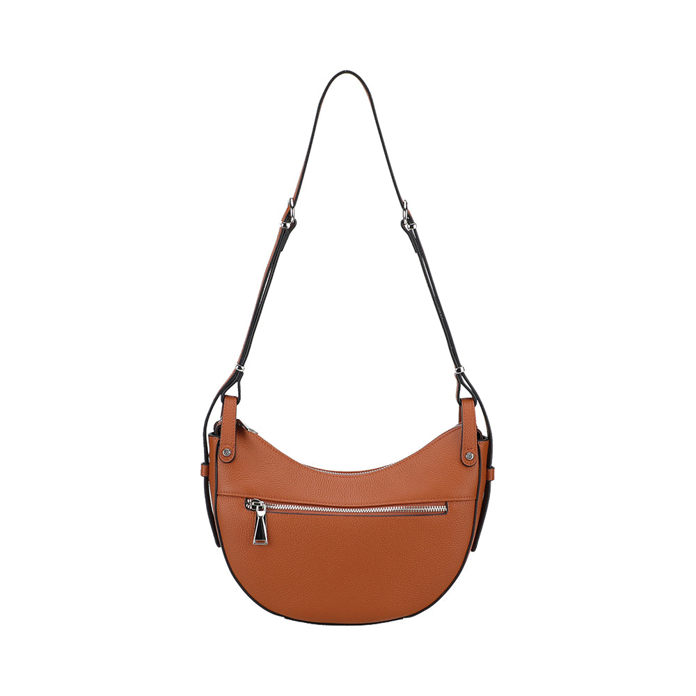 Sac épaule demi-lune Daphné Cuir