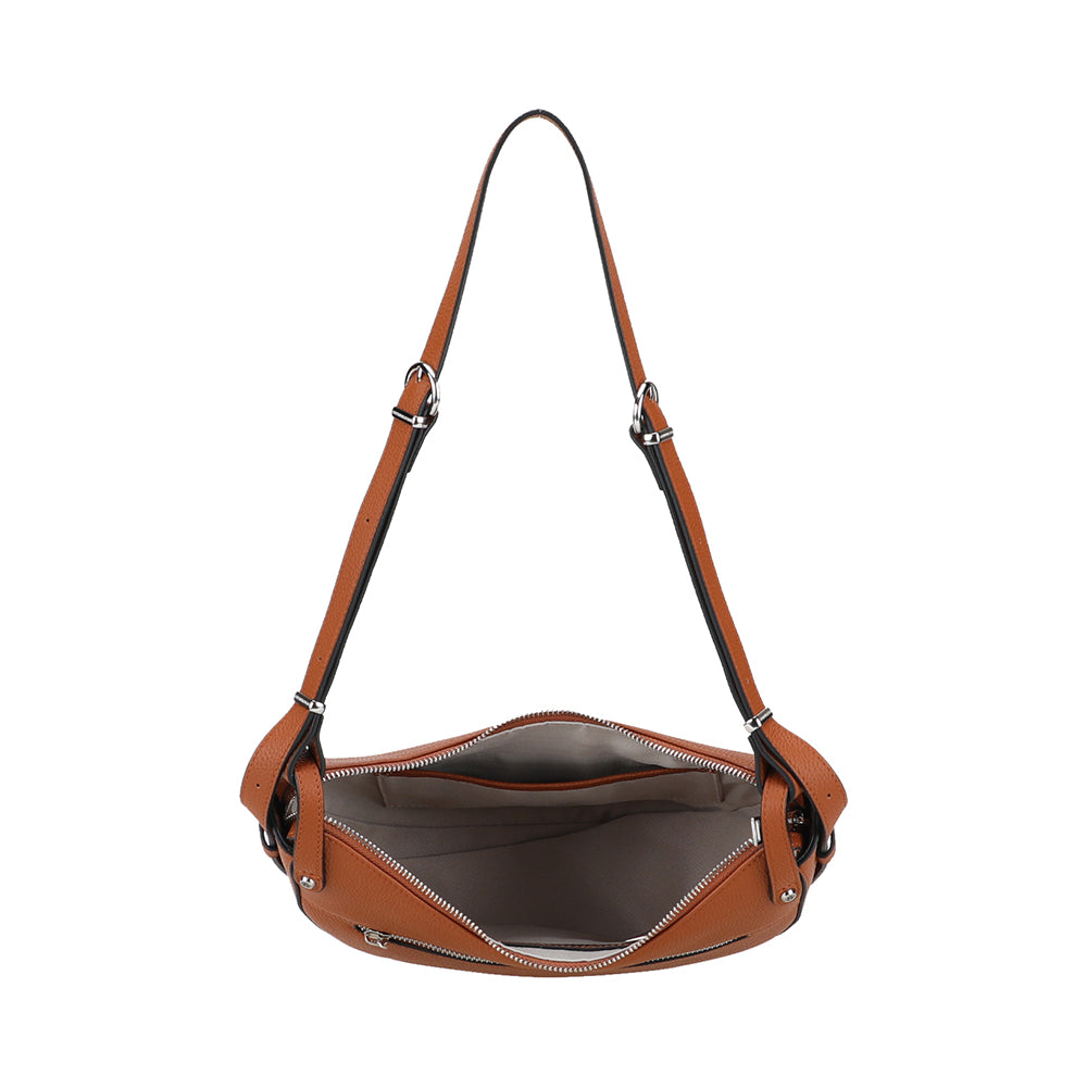 Sac épaule demi-lune Daphné Cuir