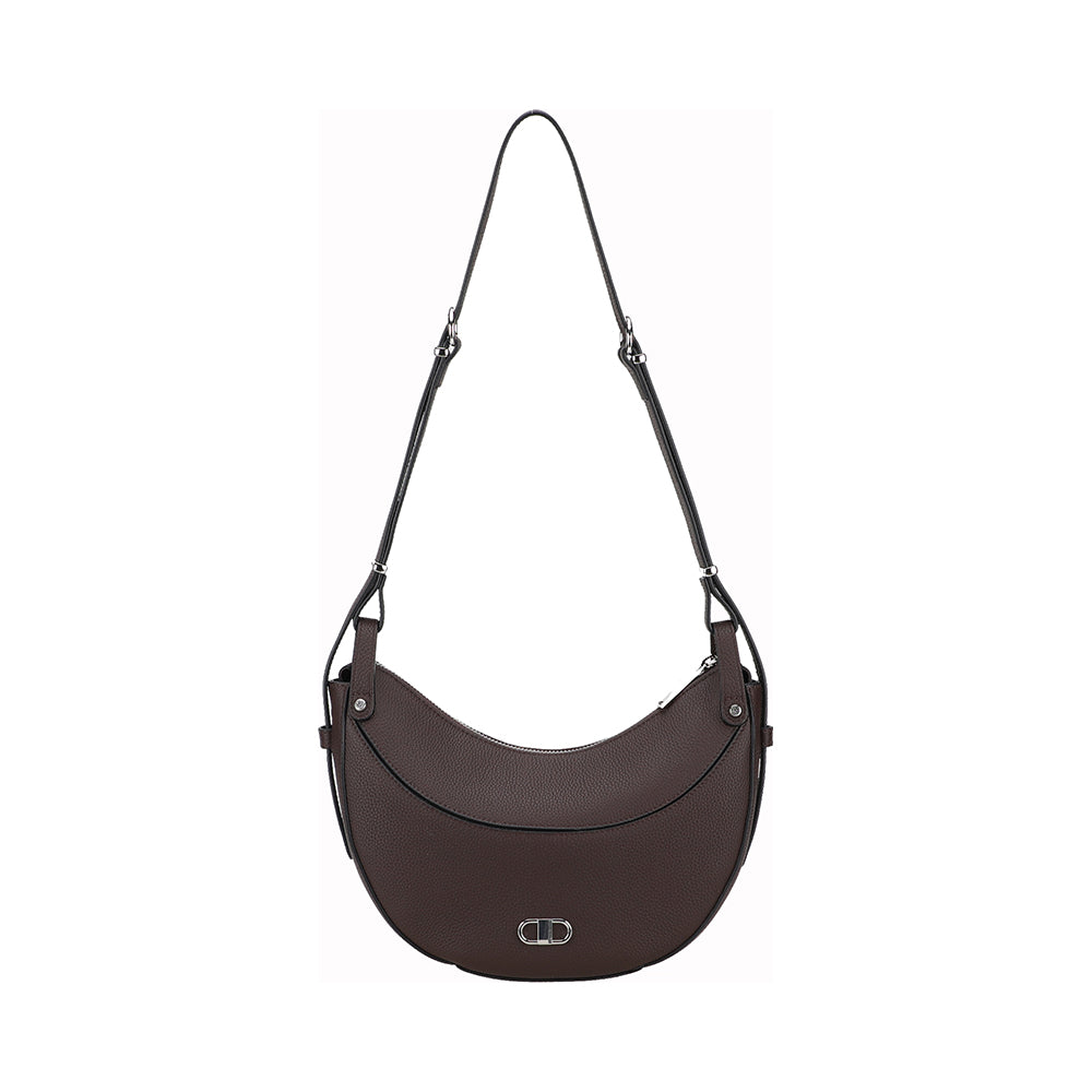 Sac épaule demi-lune Daphné Cuir