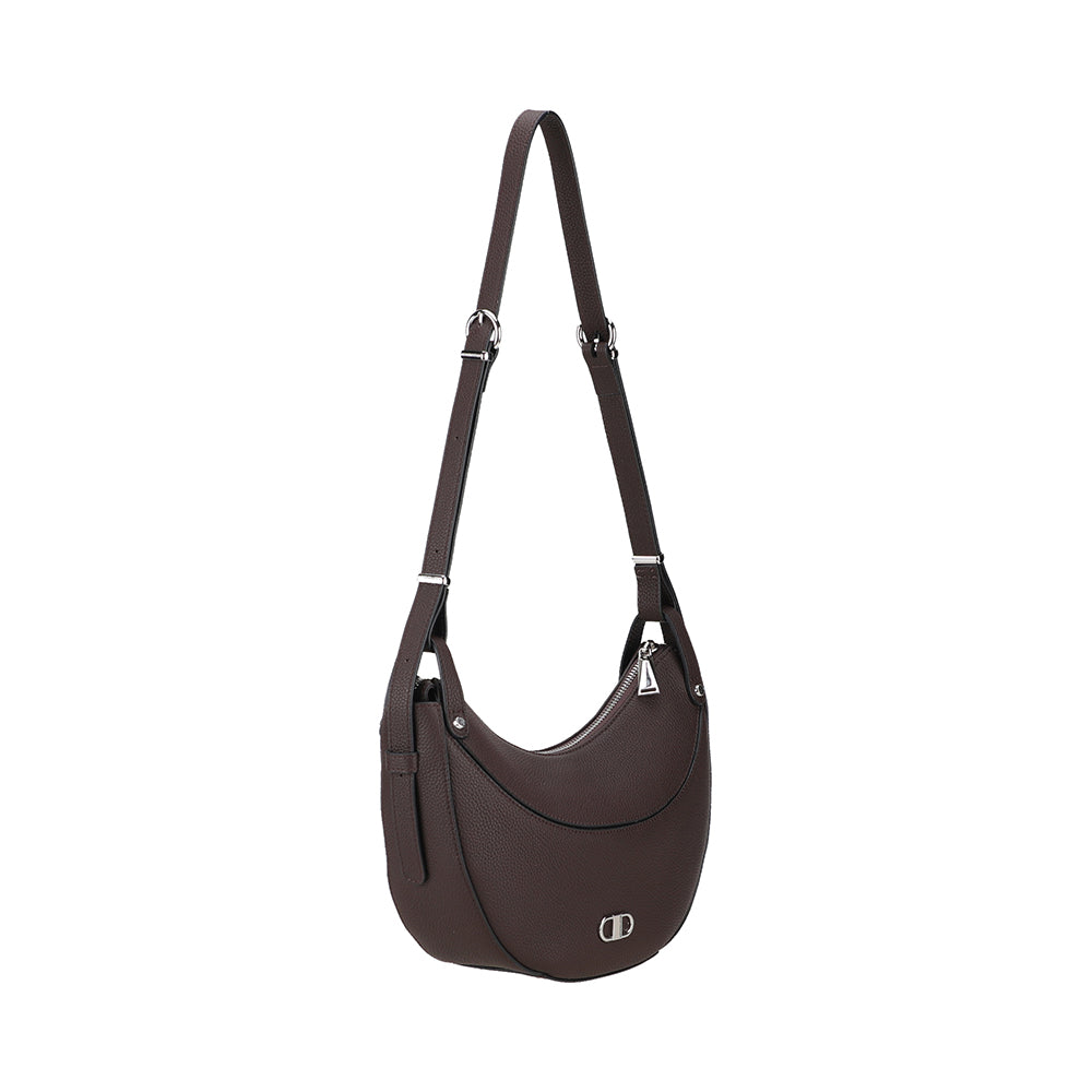 Sac épaule demi-lune Daphné Cuir