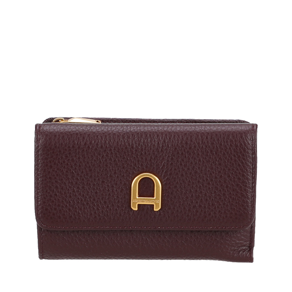 Portefeuille compact cuir Camille