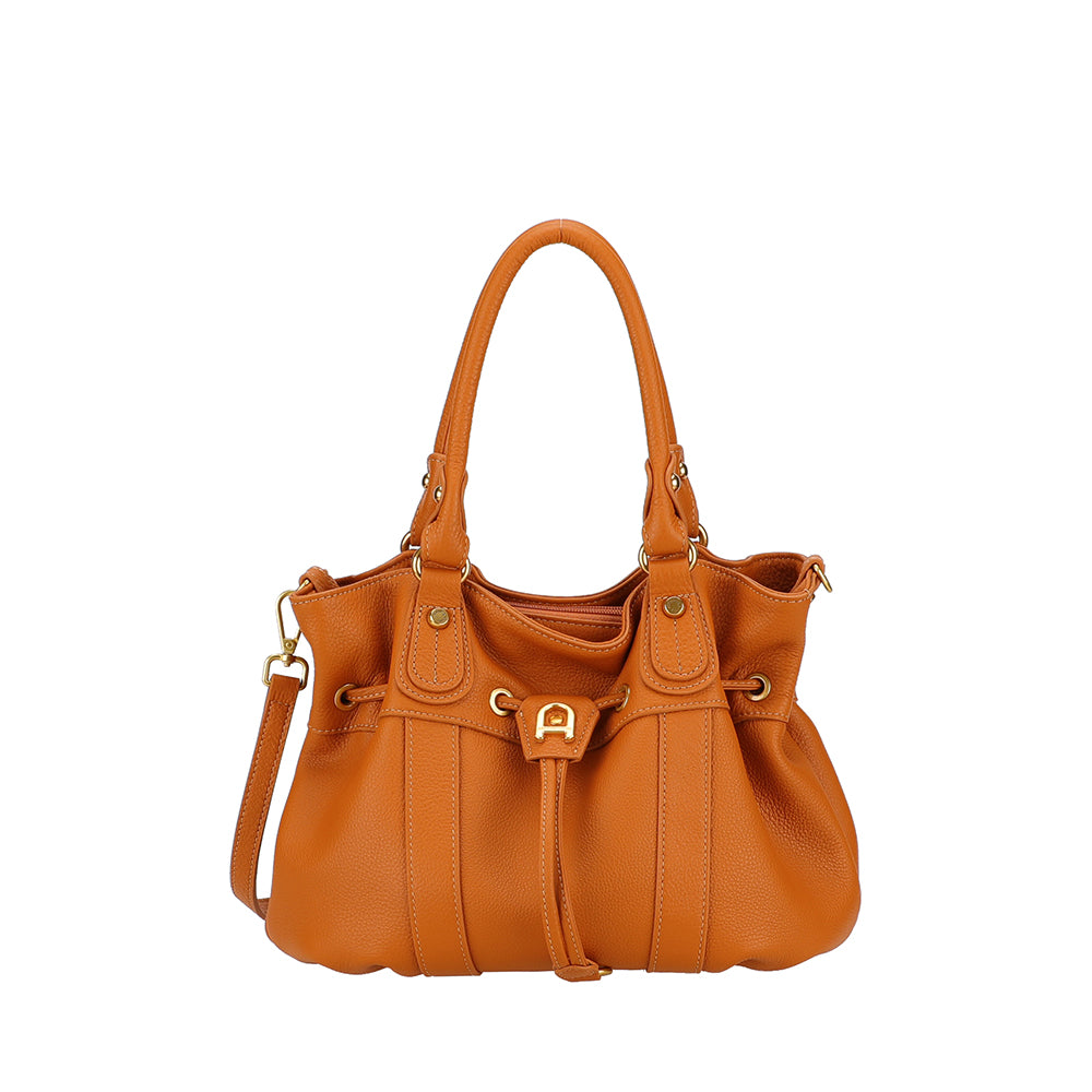 M Camille leather shoulder bag