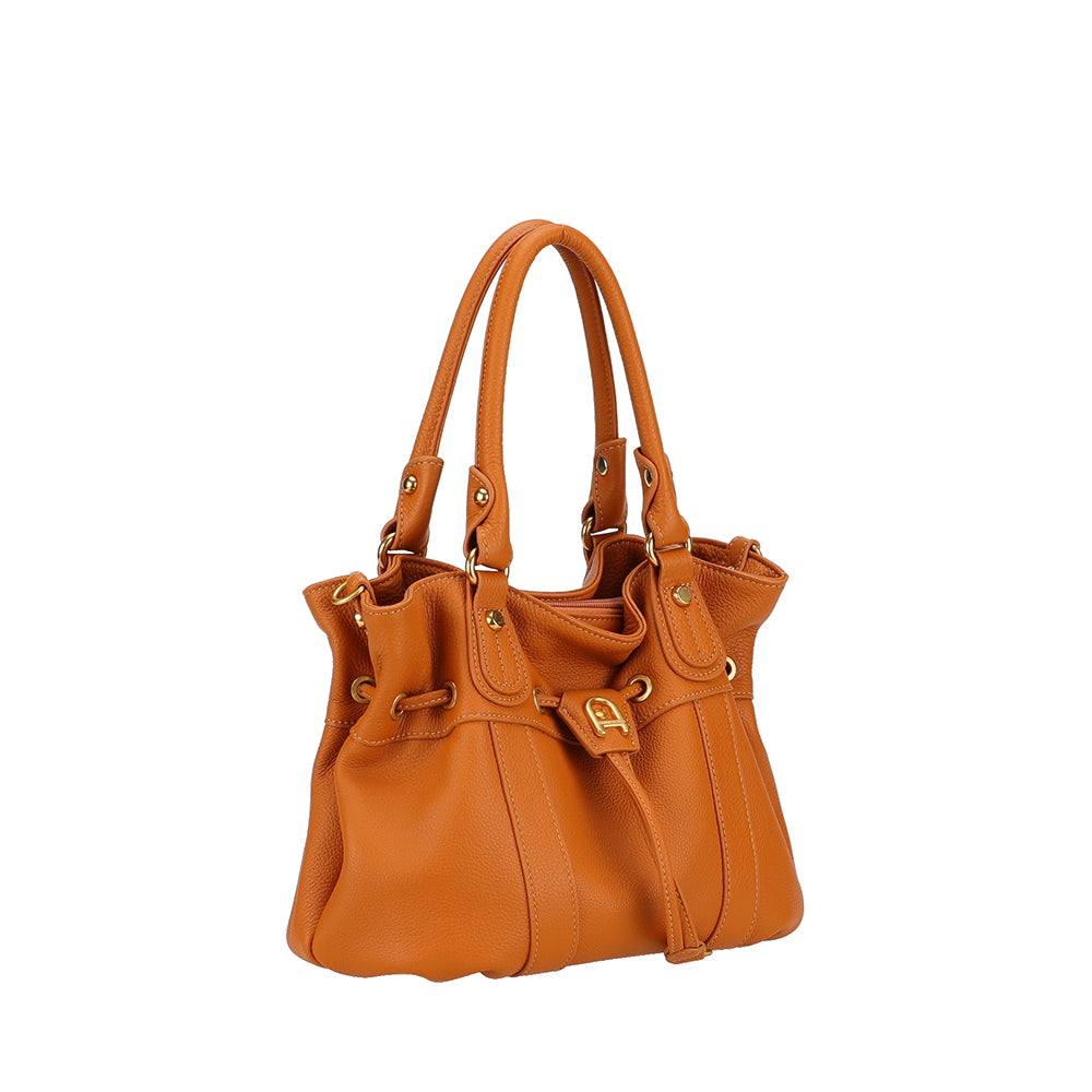 M Camille leather shoulder bag
