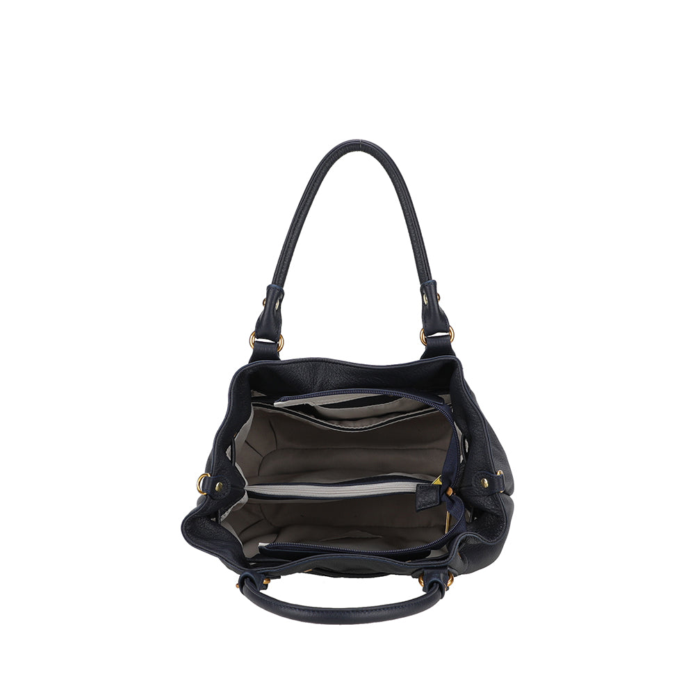 M Camille leather shoulder bag