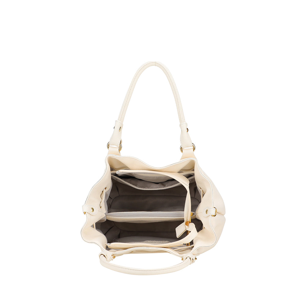 M Camille leather shoulder bag