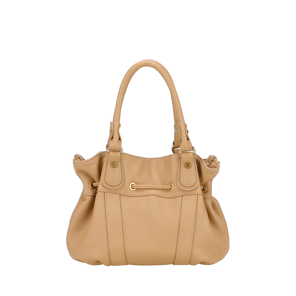 M Camille leather shoulder bag