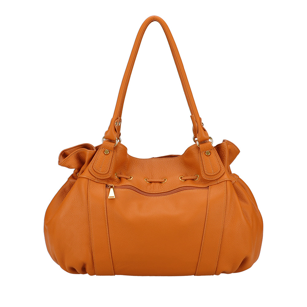 L Camille leather shoulder bag A203-09