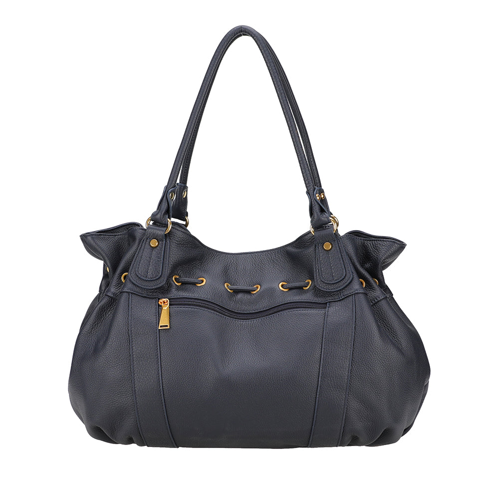 L Camille leather shoulder bag A203-09