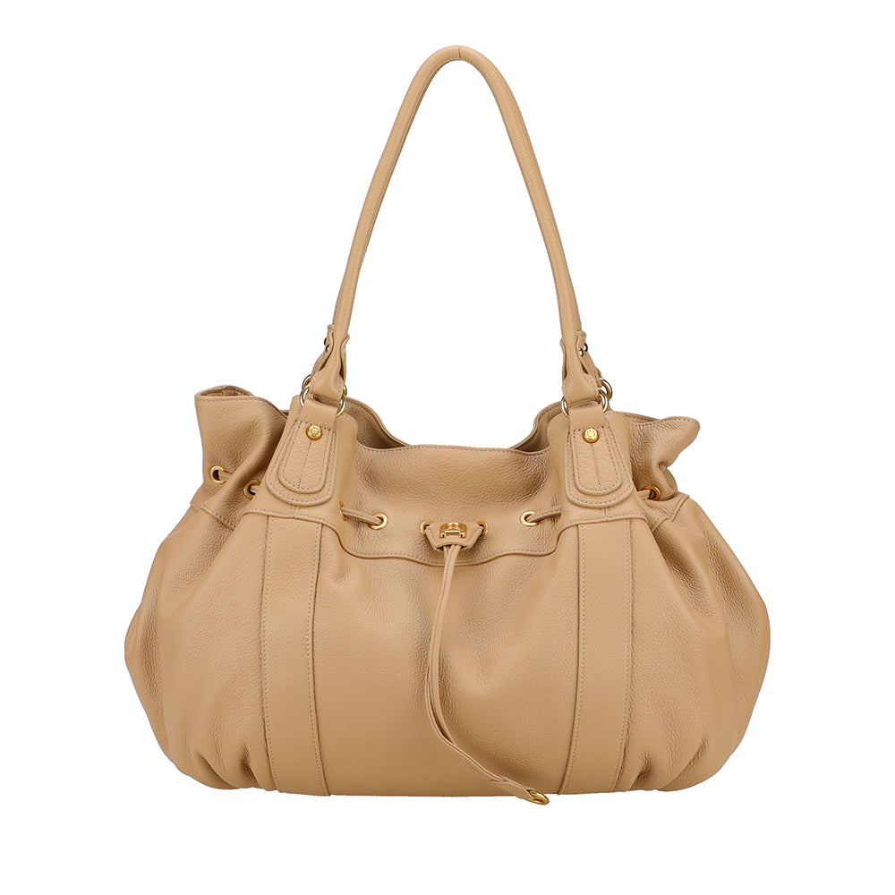 L Camille leather shoulder bag A203-09