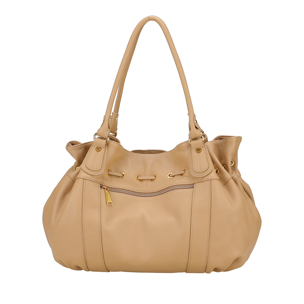 L Camille leather shoulder bag A203-09