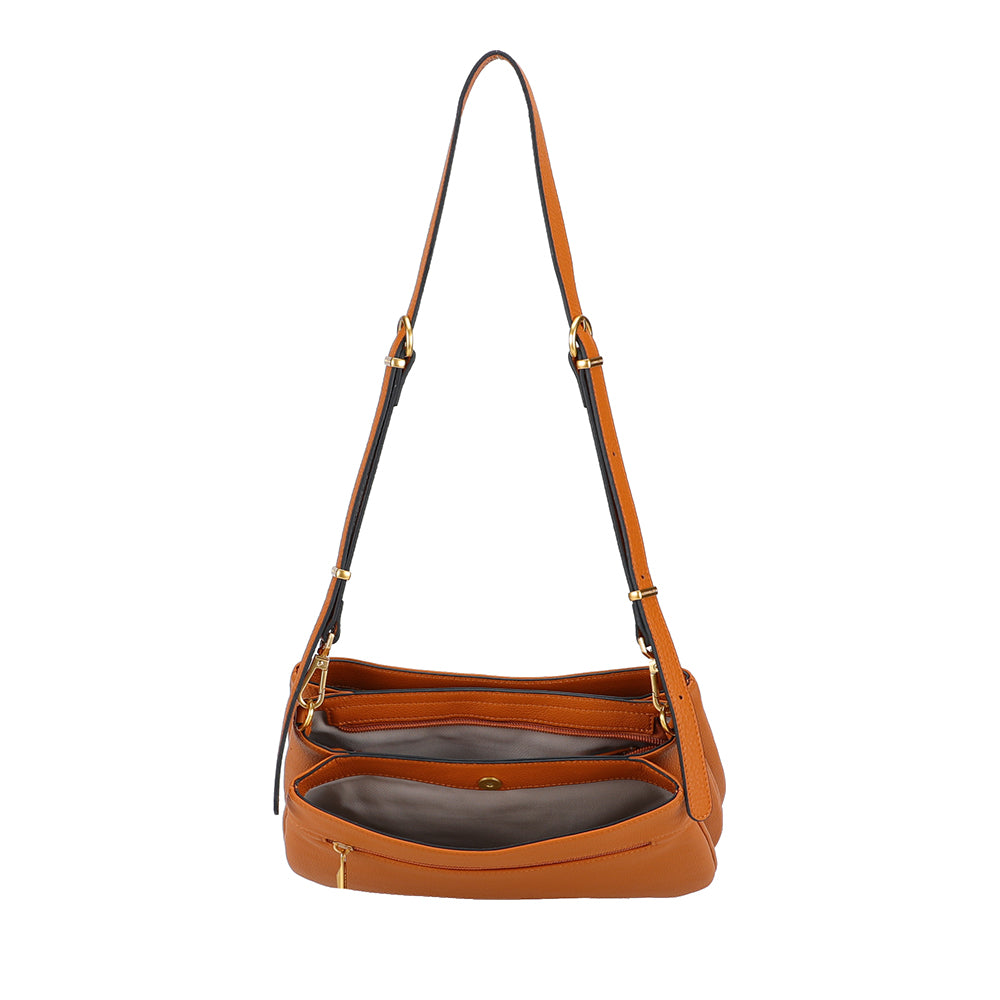 Sac épaule bandoulière Camille cuir