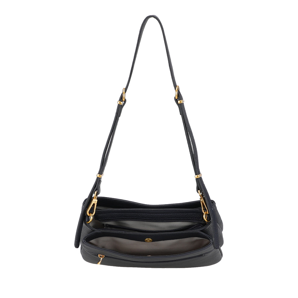 Sac épaule bandoulière Camille cuir