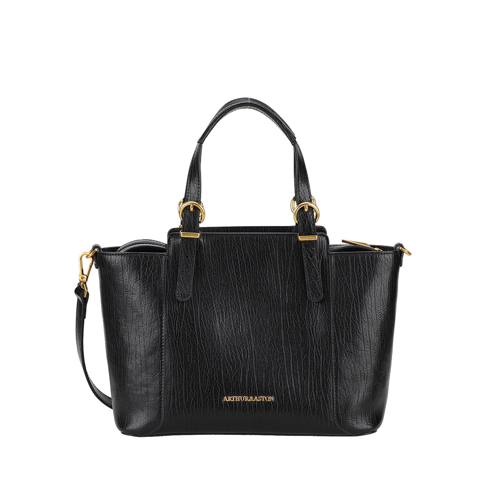 Sac à main trapèze cuir Paula