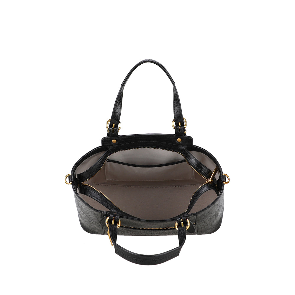 Sac à main trapèze cuir Paula