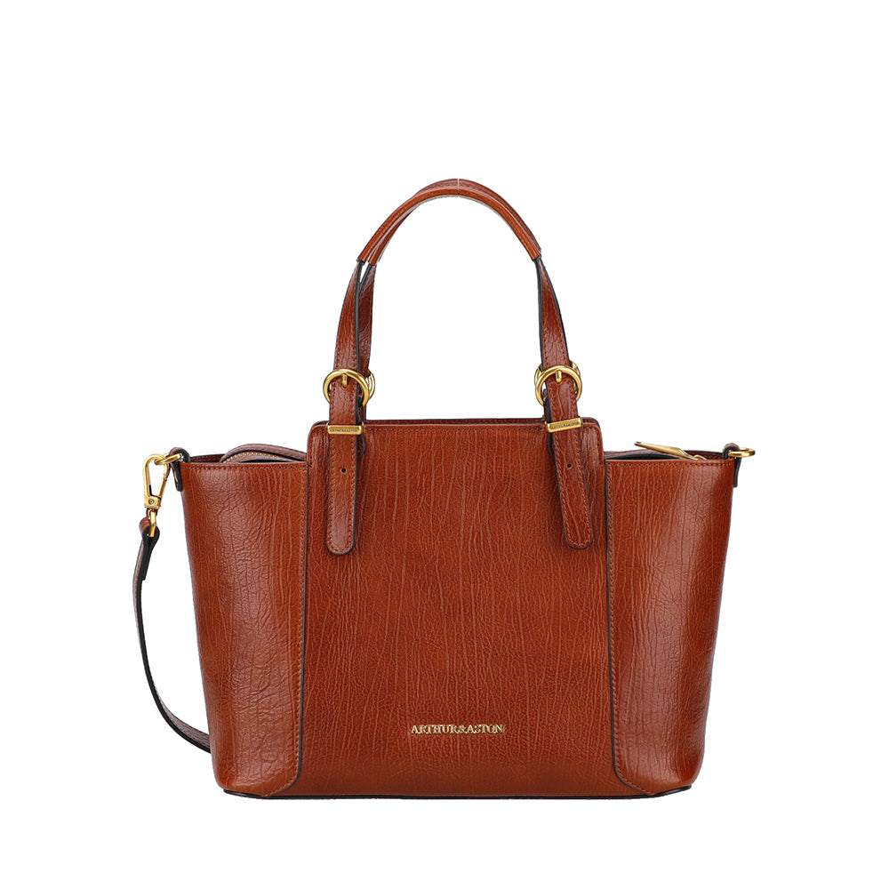 Sac à main trapèze cuir Paula