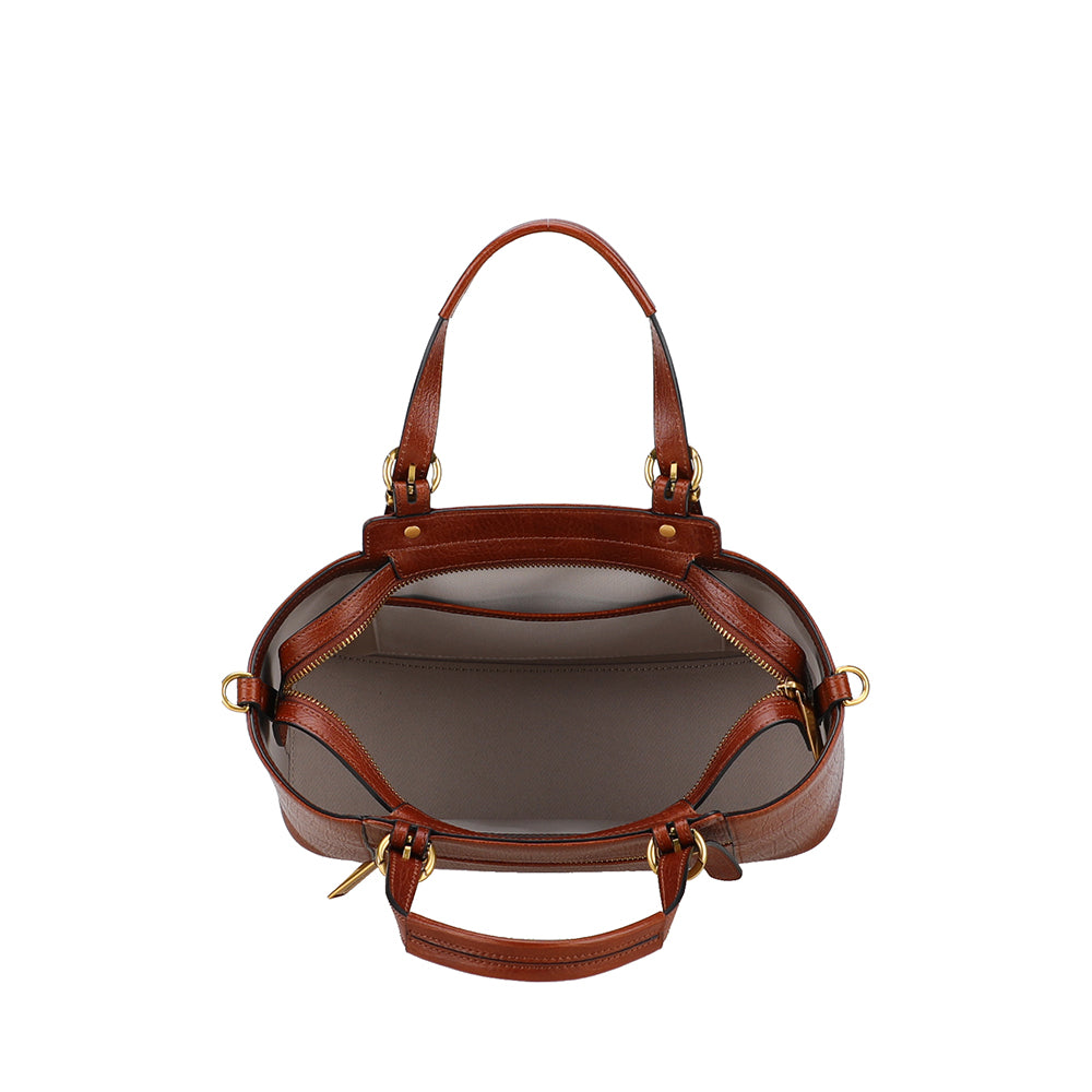 Sac à main trapèze cuir Paula