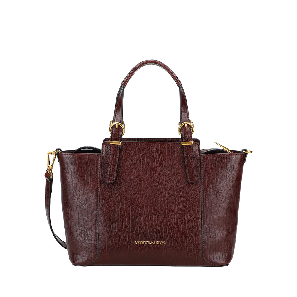 Sac à main trapèze cuir Paula