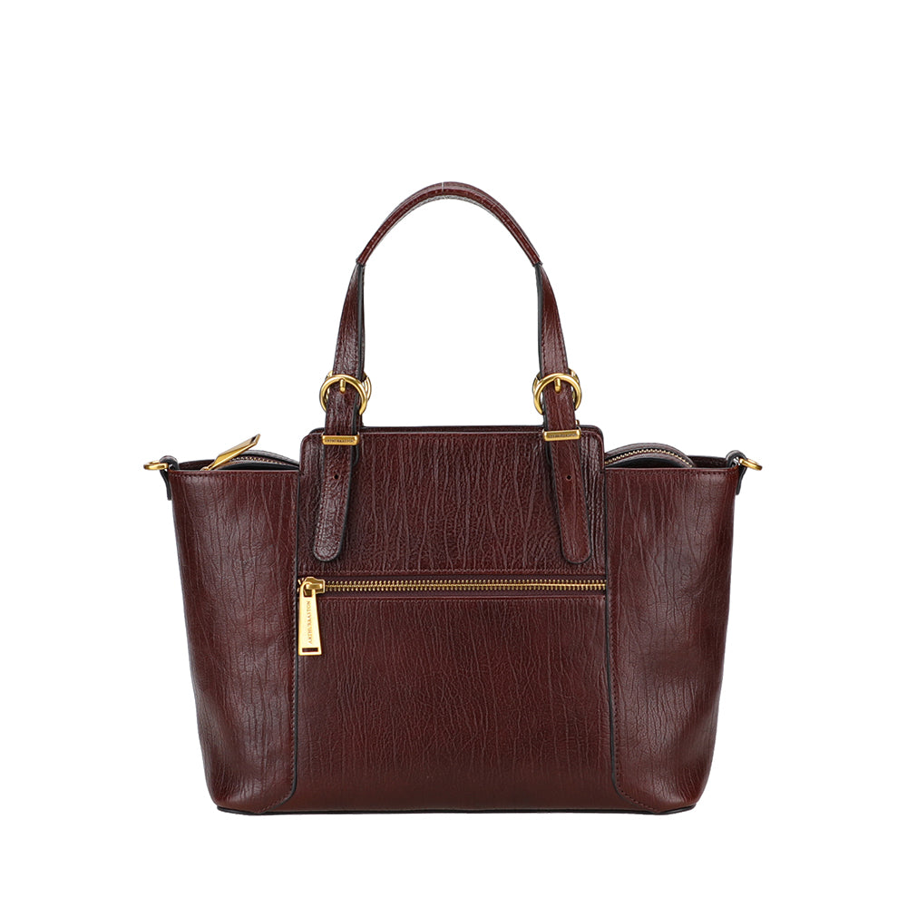 Sac à main trapèze cuir Paula