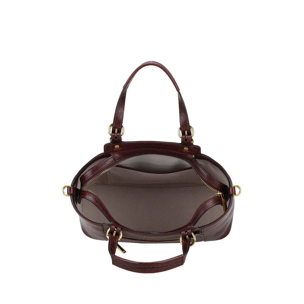 Sac à main trapèze cuir Paula