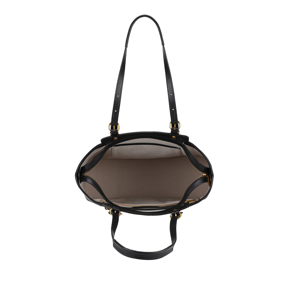 Sac épaule trapèze cuir Paula