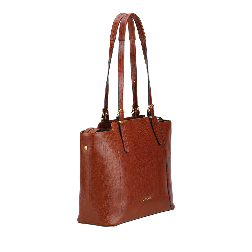 Sac épaule trapèze cuir Paula