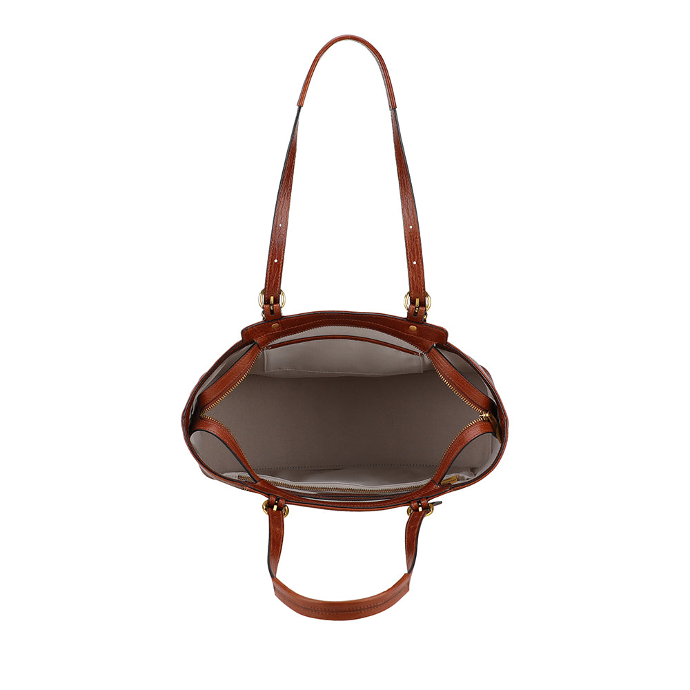Sac épaule trapèze cuir Paula