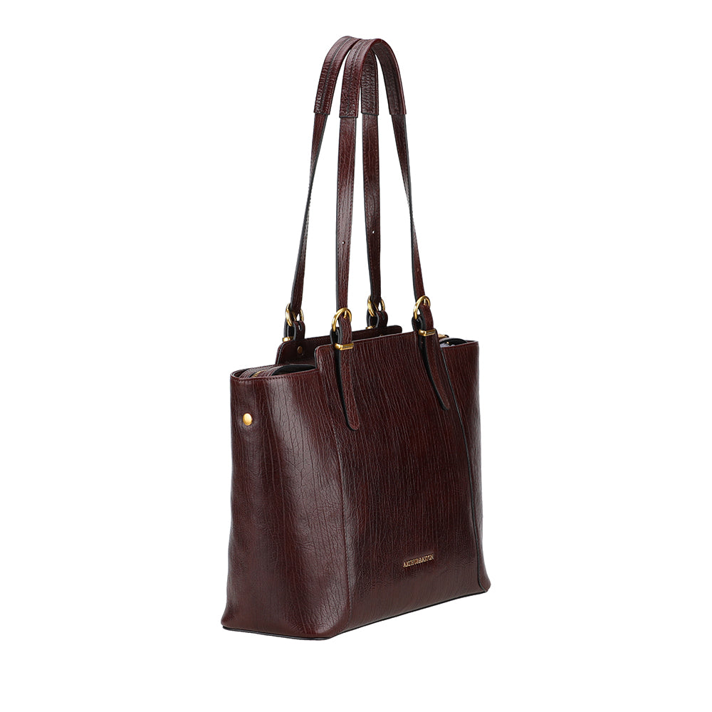 Sac épaule trapèze cuir Paula