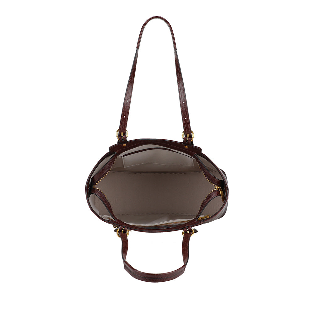 Sac épaule trapèze cuir Paula