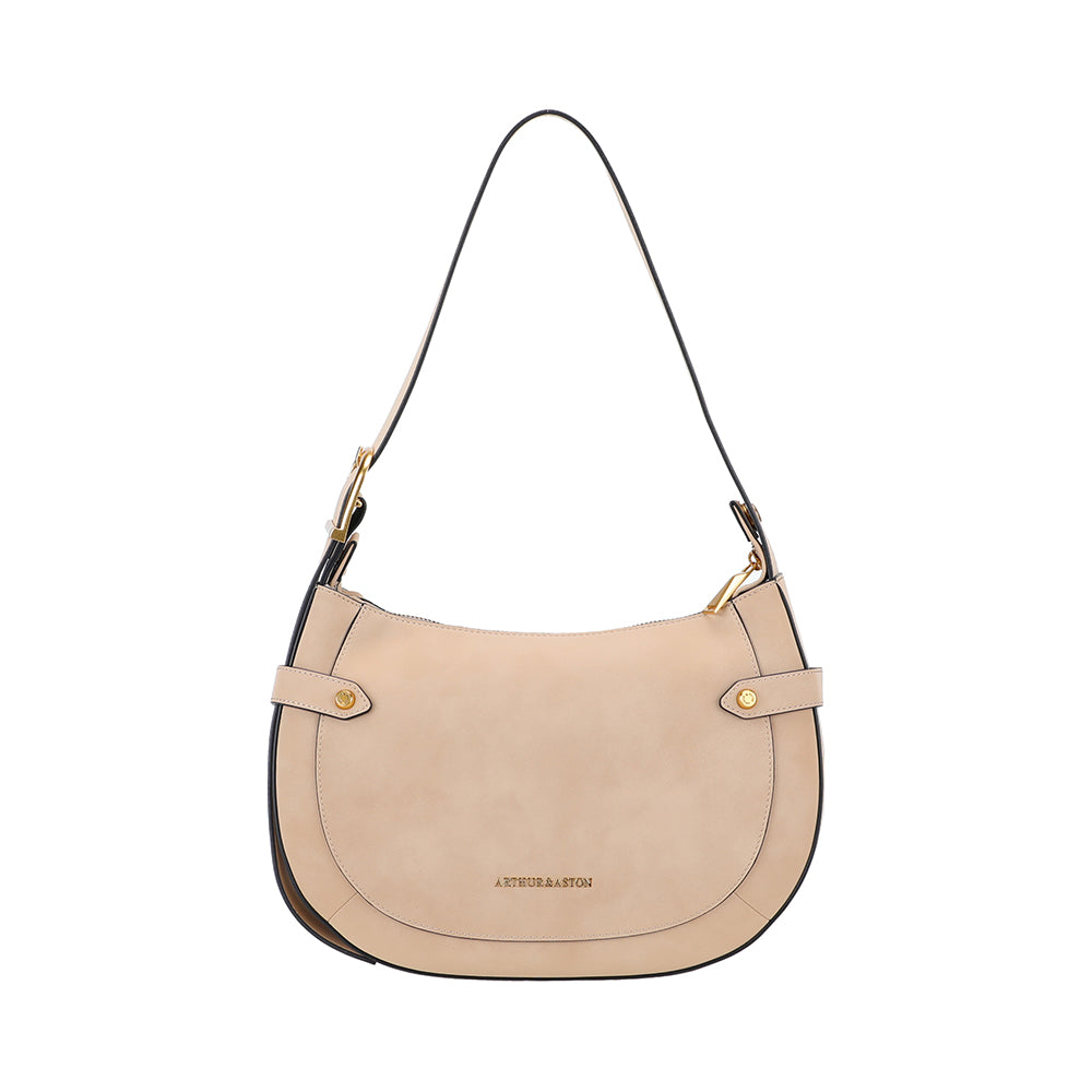 Sac épaule croûte de cuir Madelena