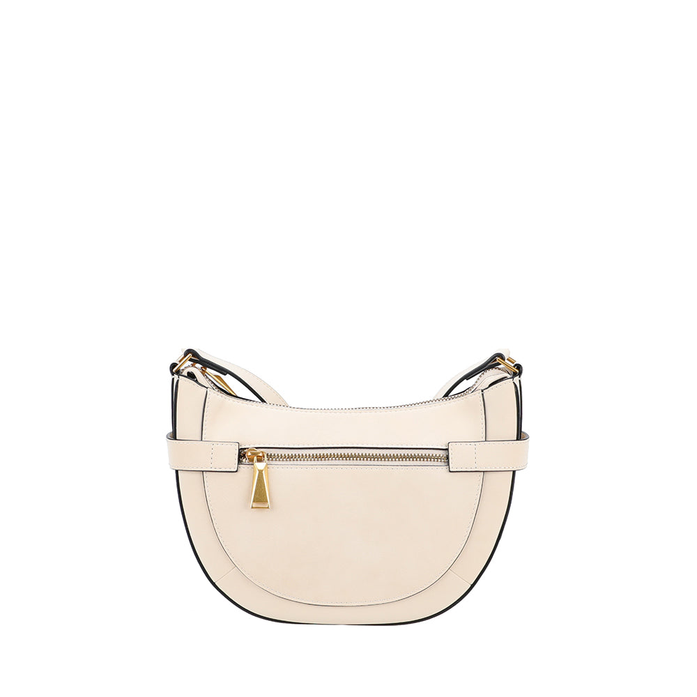 Madelena split leather shoulder bag