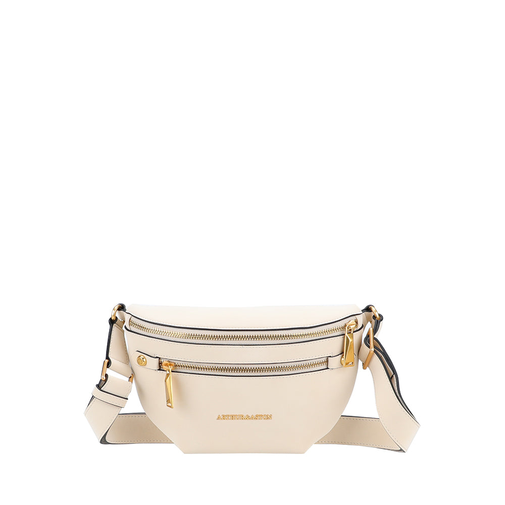 Madelena split leather fanny pack