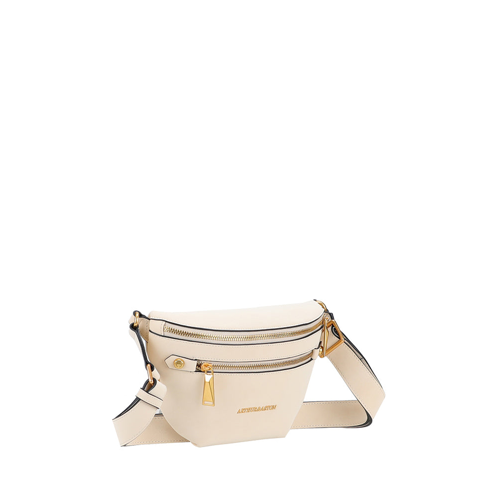 Madelena split leather fanny pack