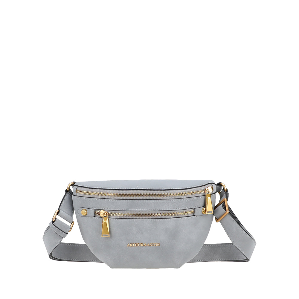 Madelena split leather fanny pack
