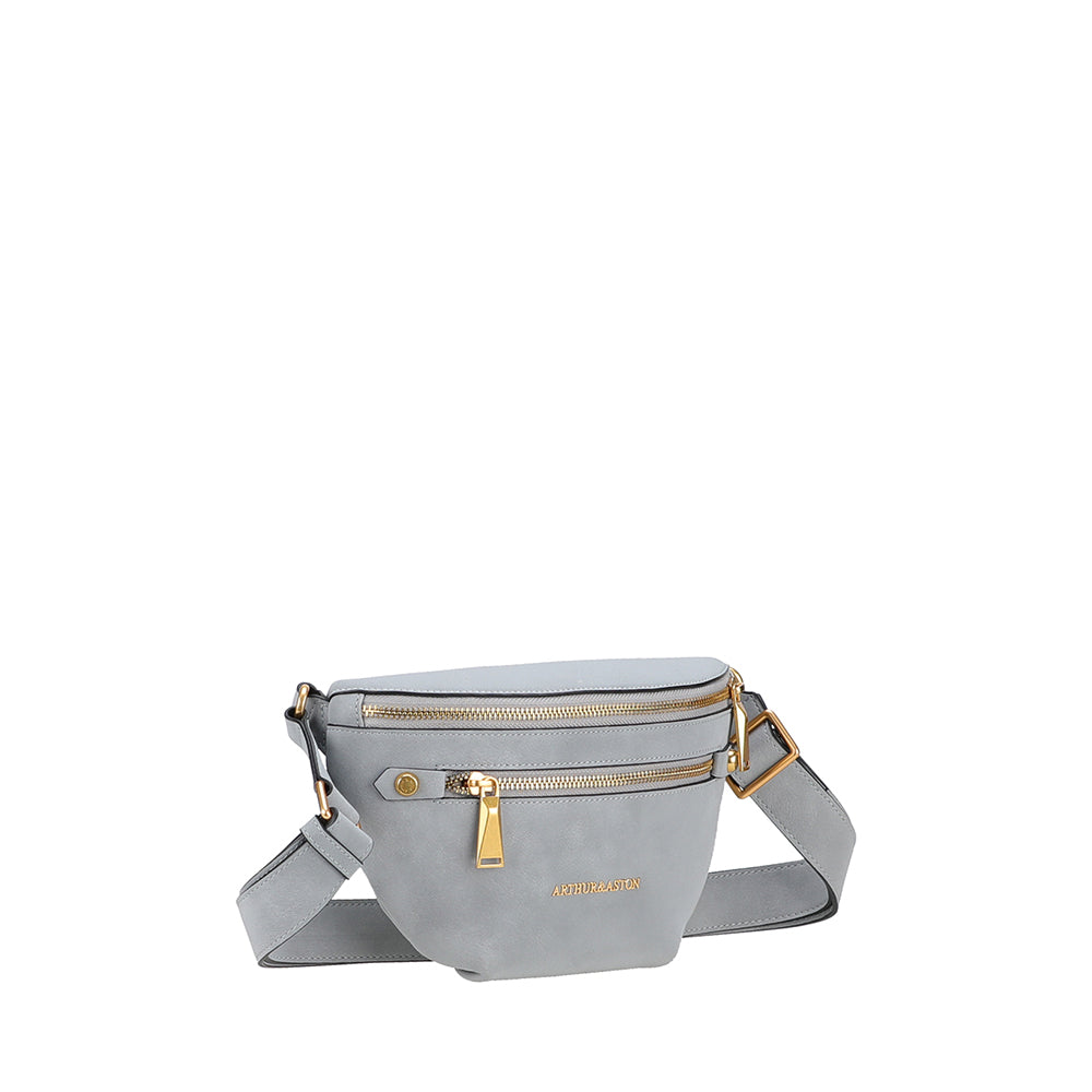 Madelena split leather fanny pack