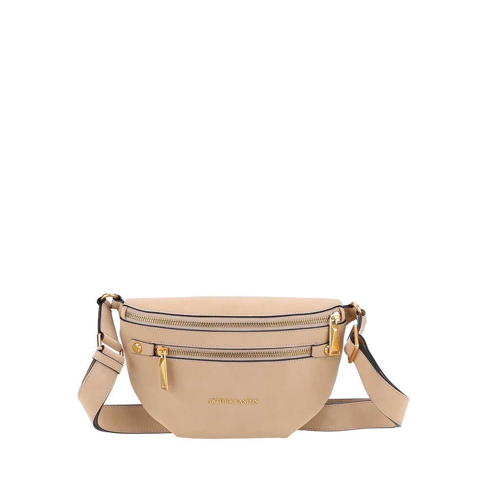Madelena split leather fanny pack