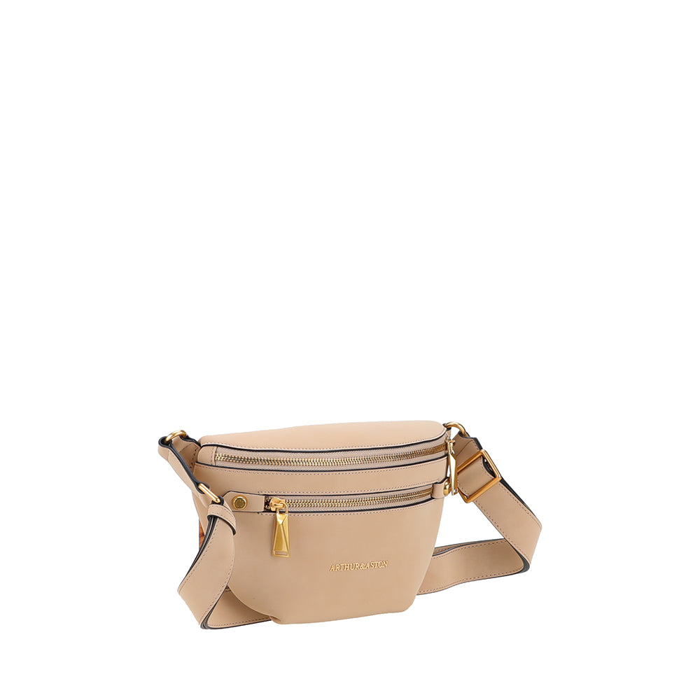 Madelena split leather fanny pack