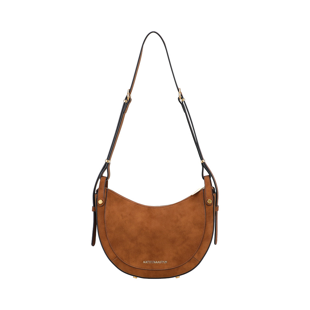 Sac épaule bandoulière croûte de cuir Madelena